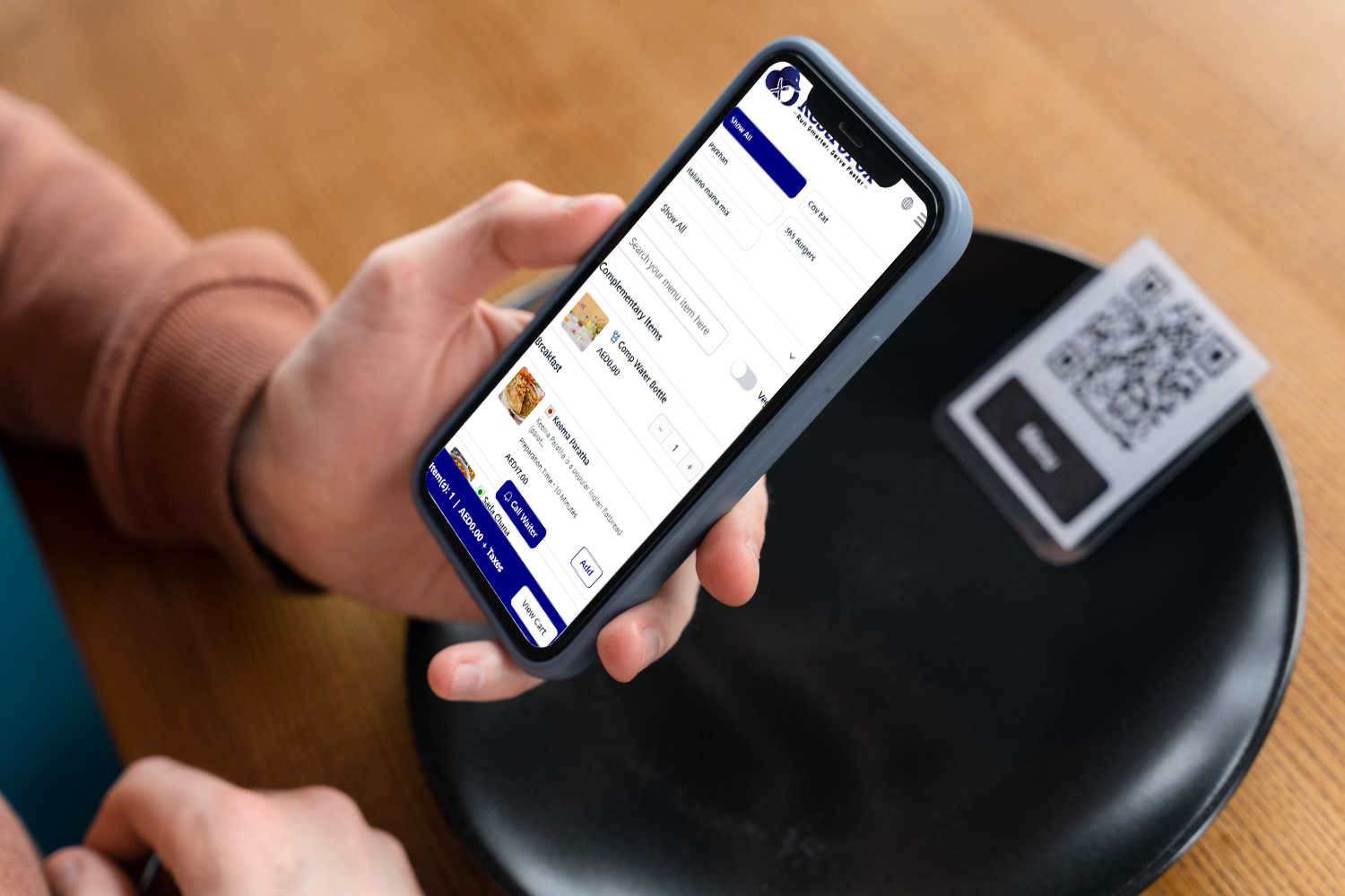 QR code menu restaurant