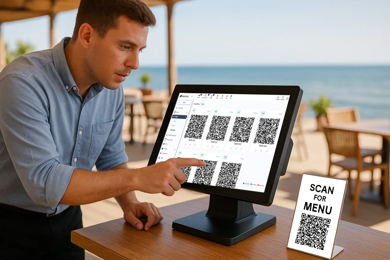 QR code menus for restaurants
